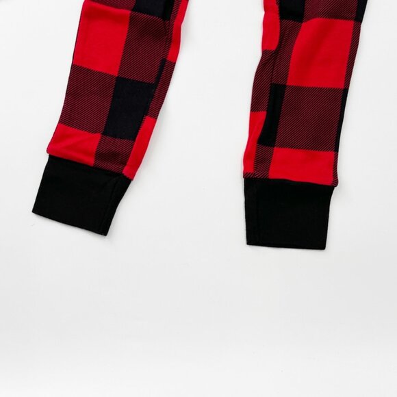 Old Navy Red Buffalo Plaid Pajama SET Youth  Size Small (6) NEW - Picture 3 of 5